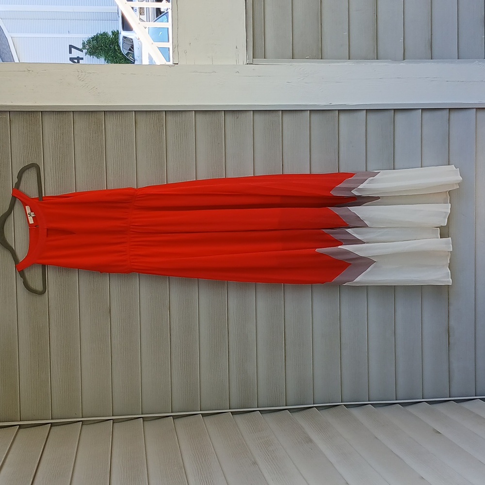 Ya Los Angeles Silk Maxi Dress
